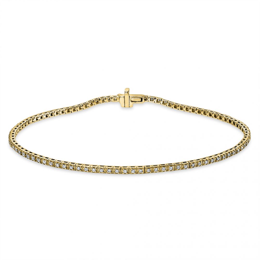 Yellowgold Diamond Bracelets