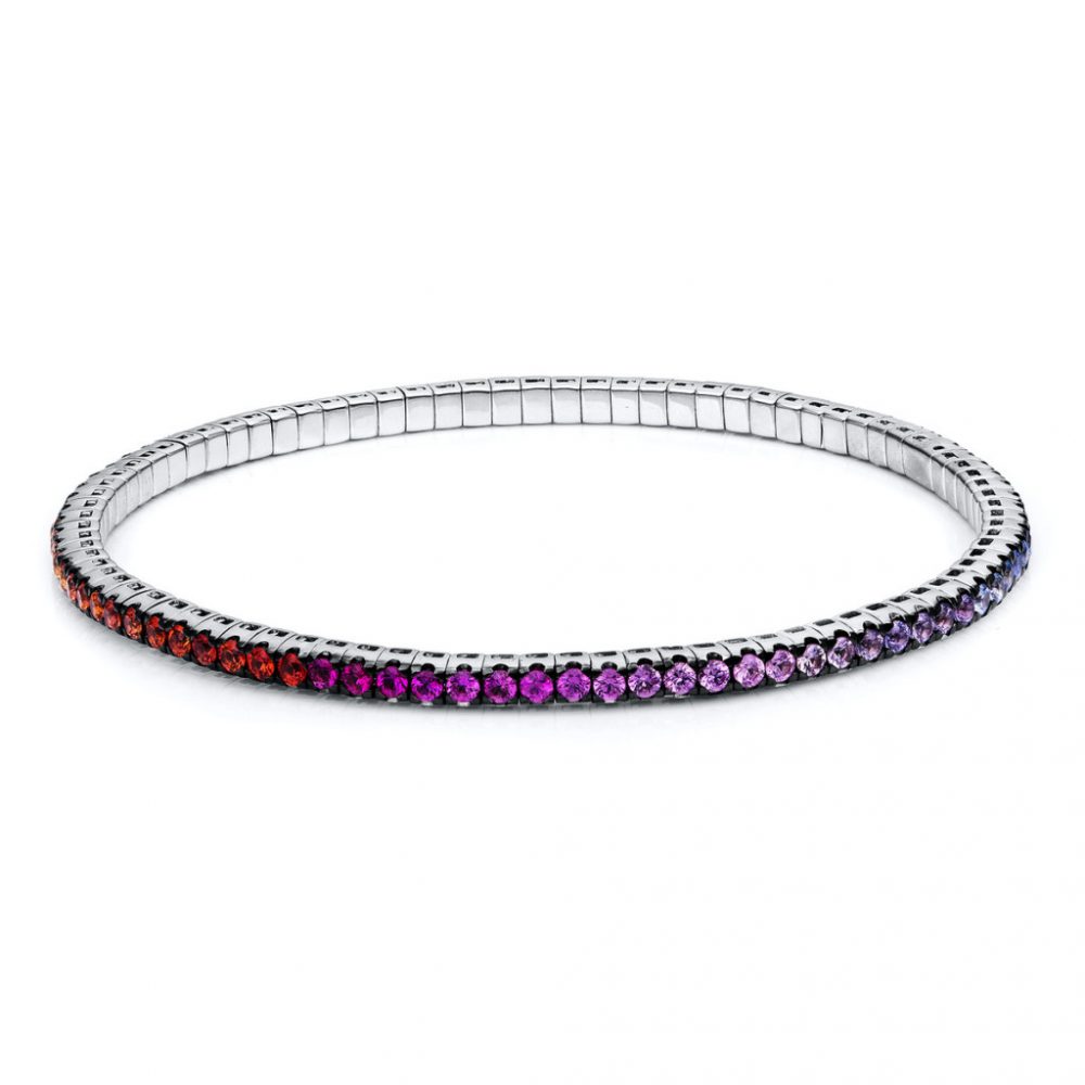 Whitegold Sapphire Bracelets