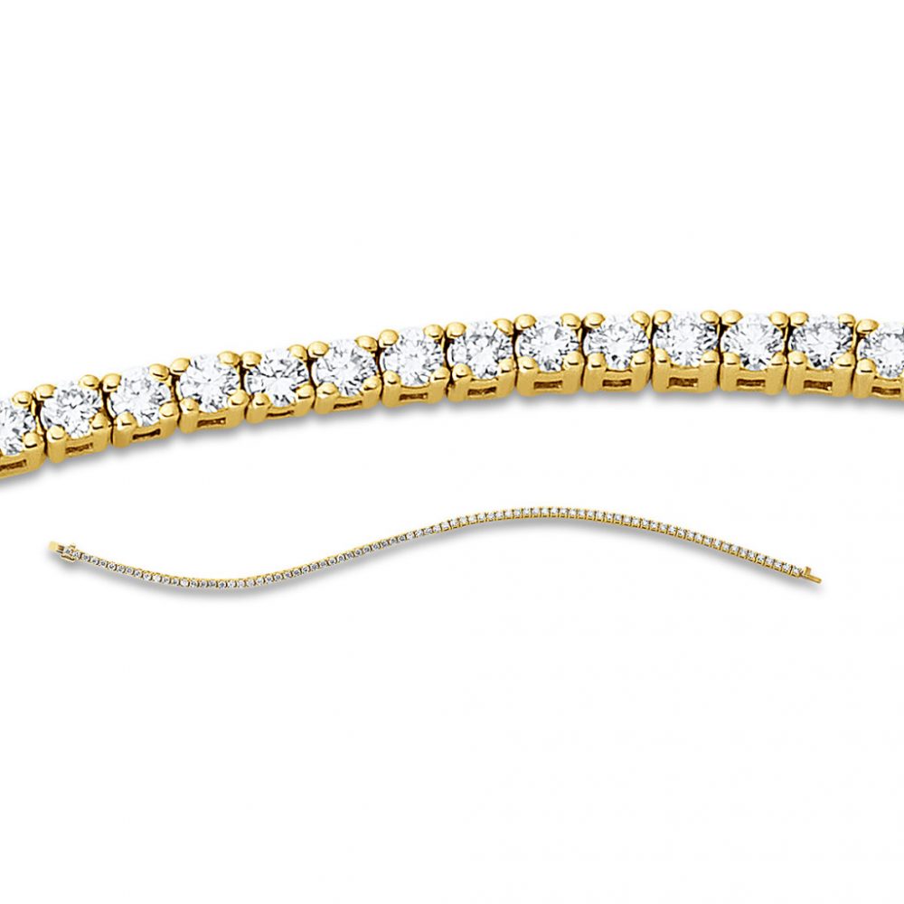 Yellowgold Diamond Bracelets