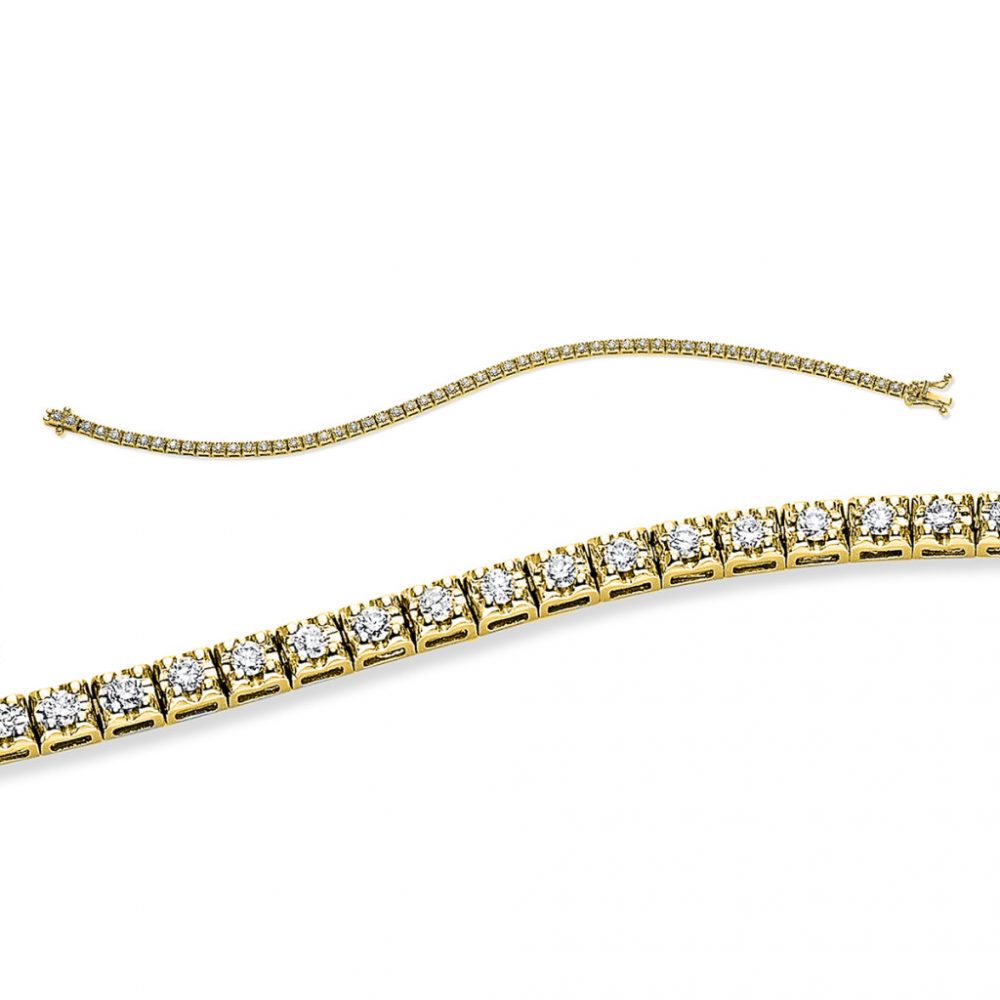 Yellowgold Diamond Bracelets