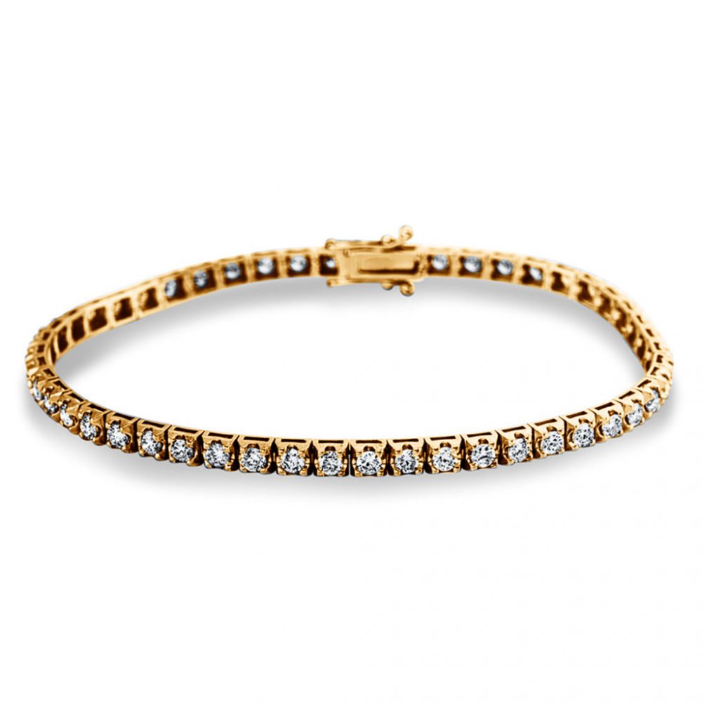 Yellowgold Diamond Bracelets