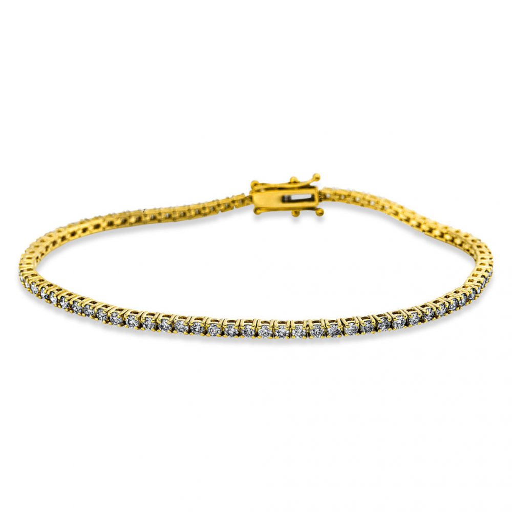 Yellowgold Diamond Bracelets