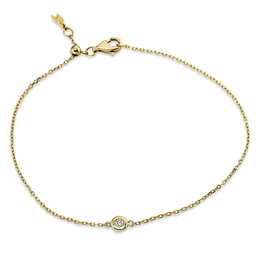 Yellowgold Diamond Bracelets