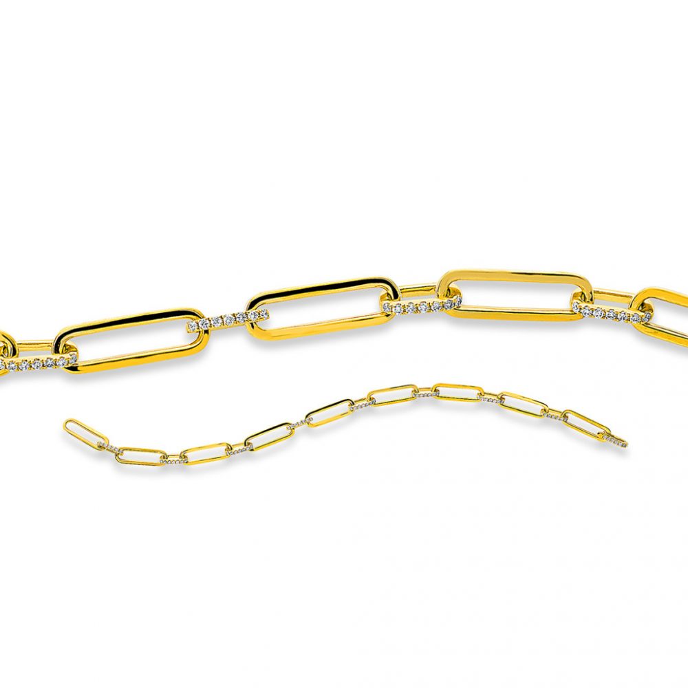 Yellowgold Diamond Bracelets