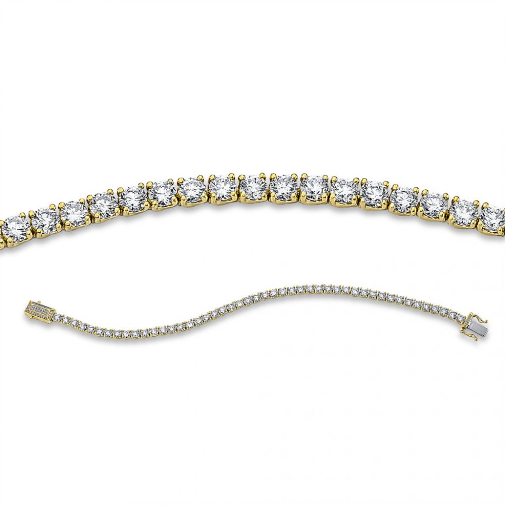 Yellowgold Diamond Bracelets