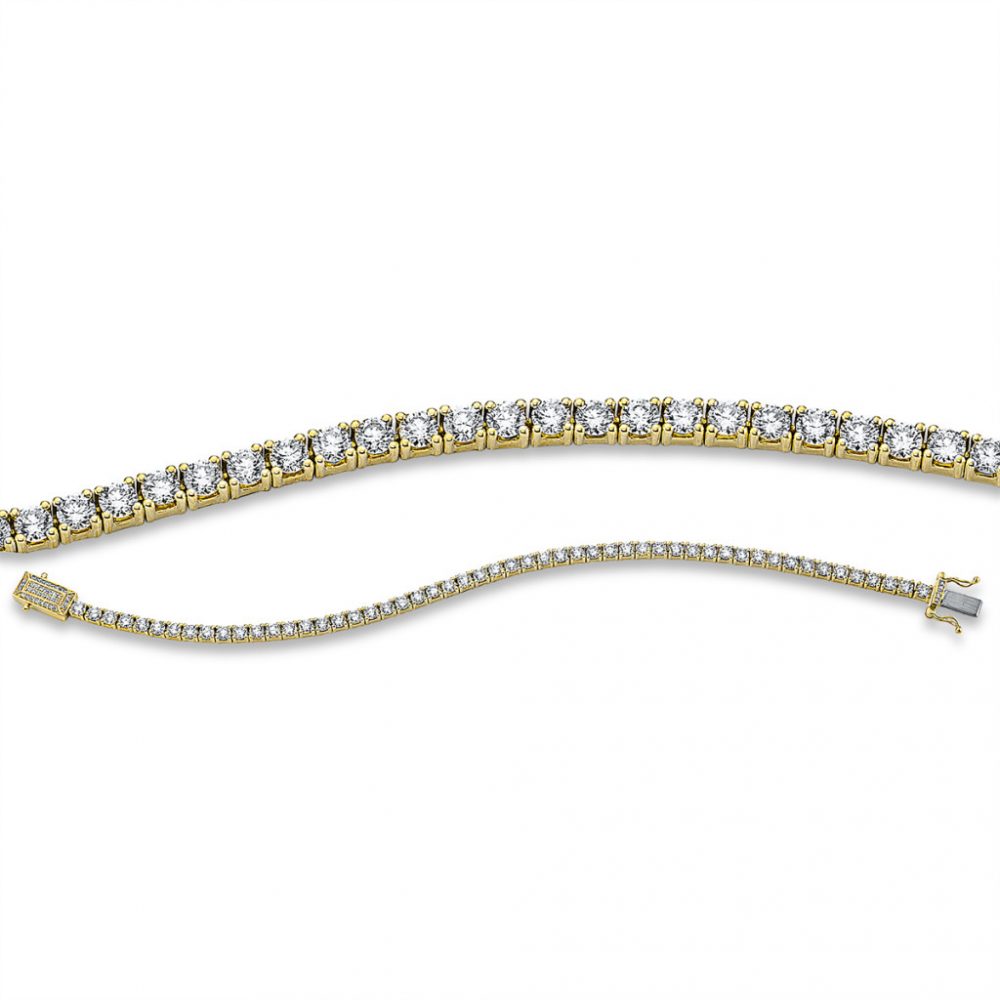 Yellowgold Diamond Bracelets