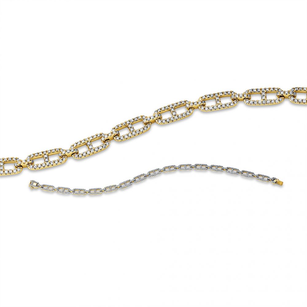 Yellowgold Diamond Bracelets