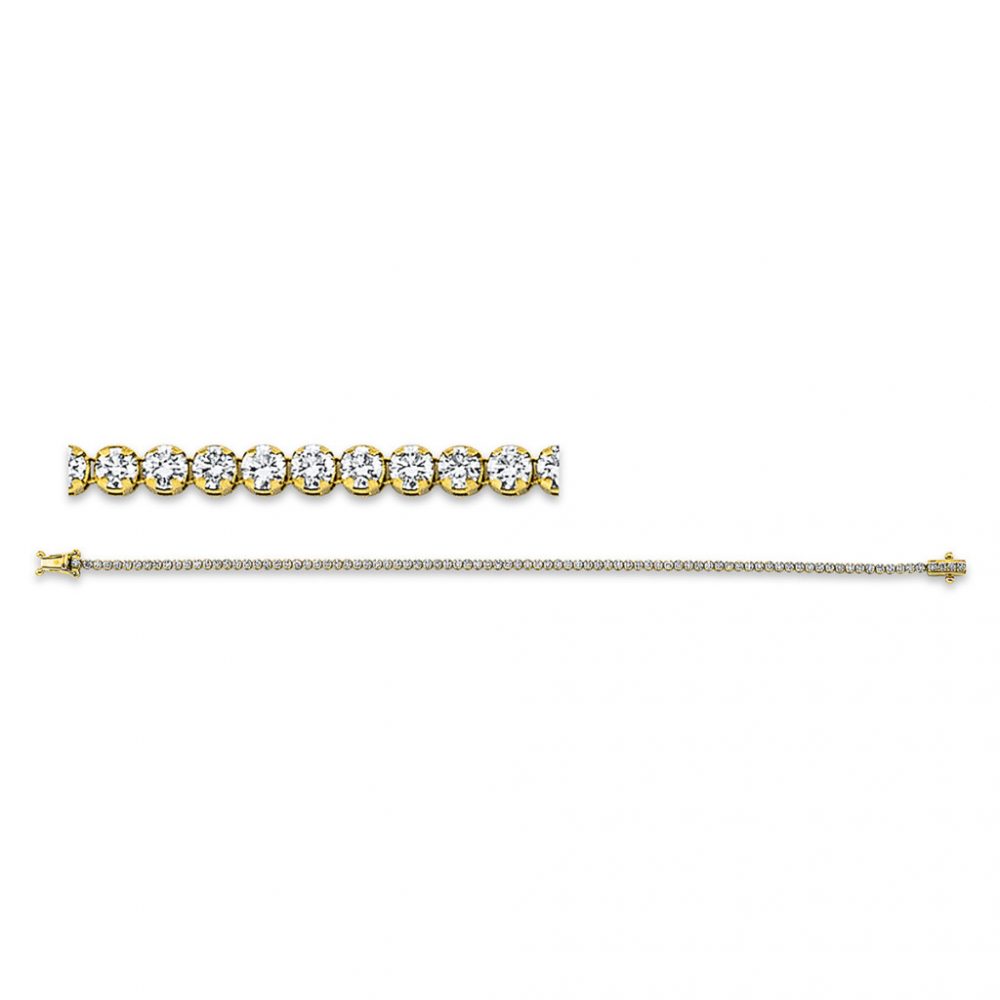 Yellowgold Diamond Bracelets