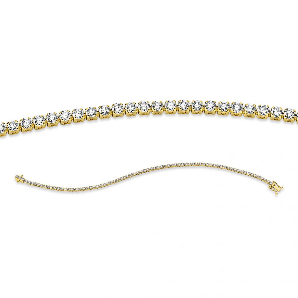 Yellowgold Diamond Bracelets