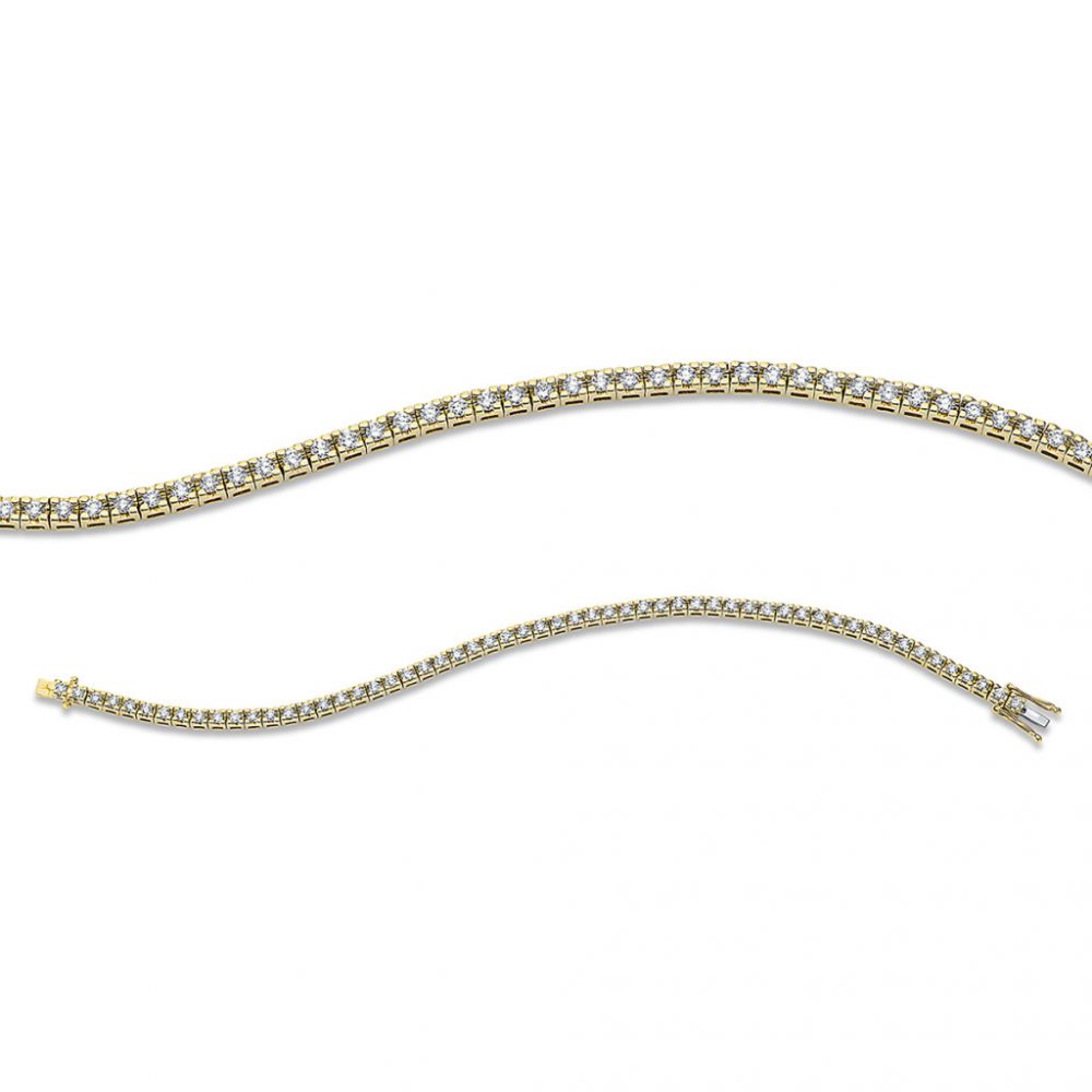 Yellowgold Diamond Bracelets