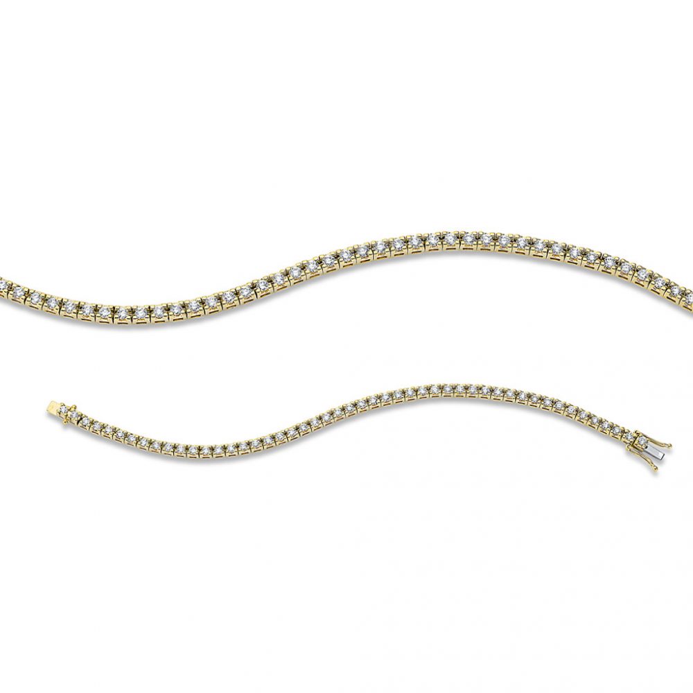 Yellowgold Diamond Bracelets