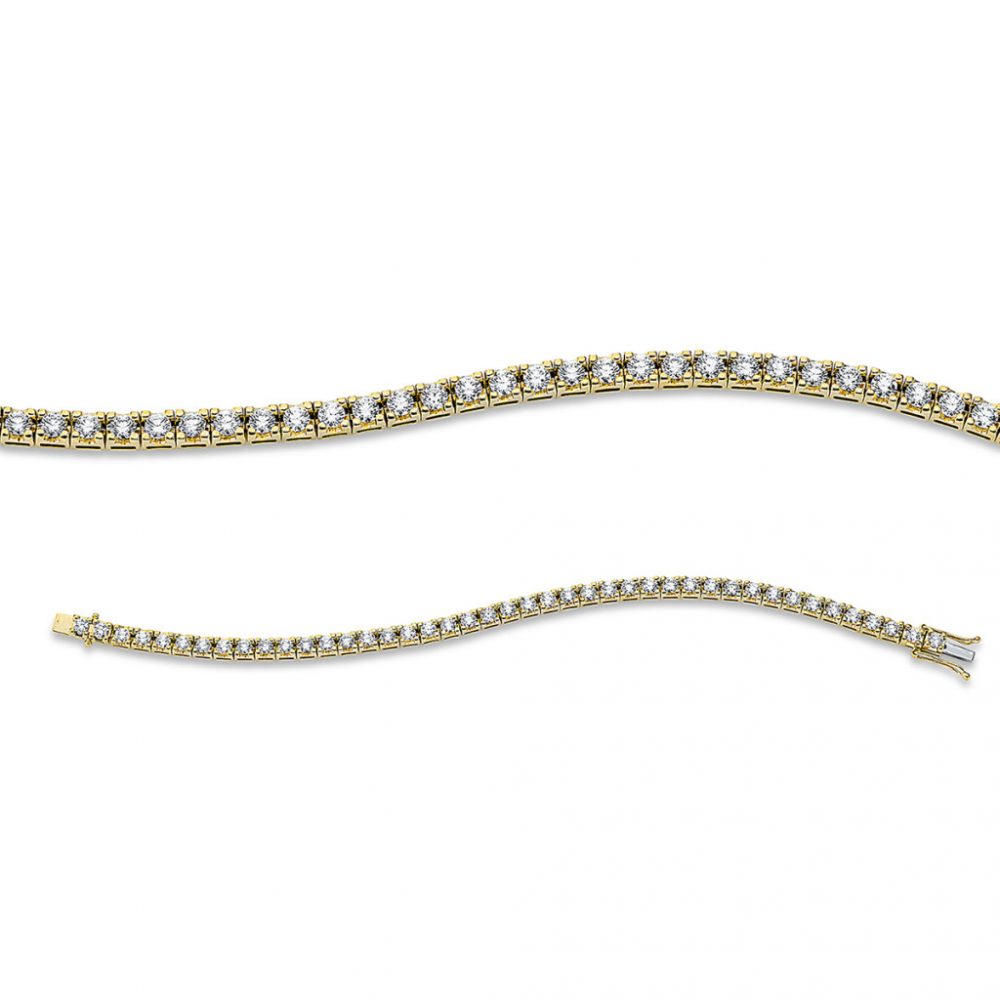 Yellowgold Diamond Bracelets