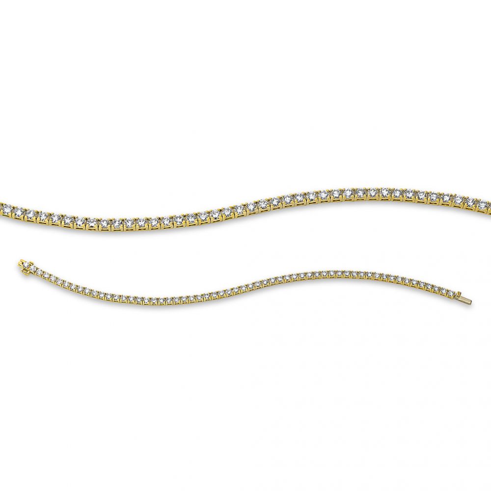 Yellowgold Diamond Bracelets