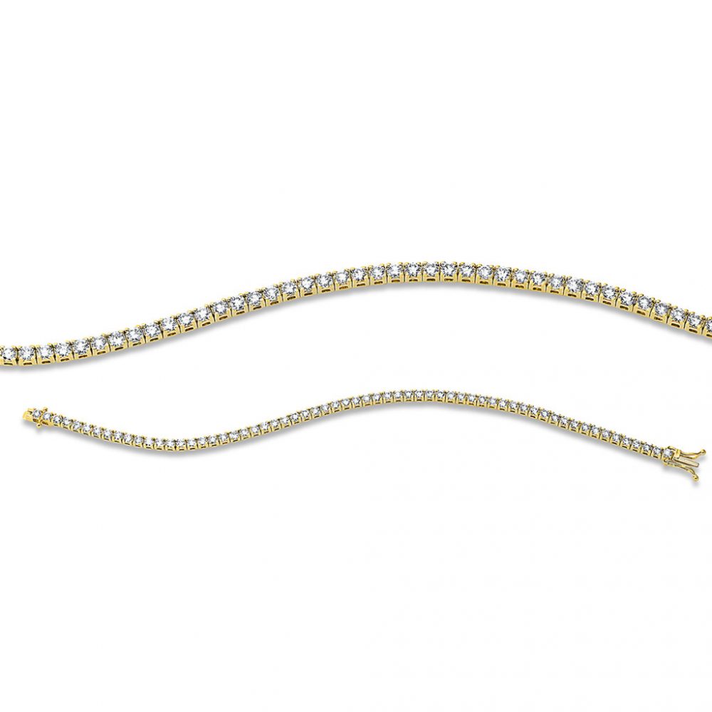 Yellowgold Diamond Bracelets