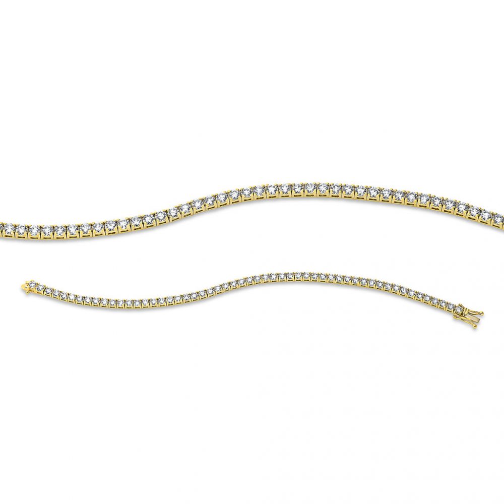 Yellowgold Diamond Bracelets