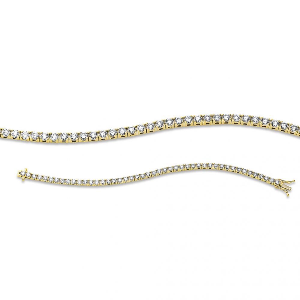 Yellowgold Diamond Bracelets