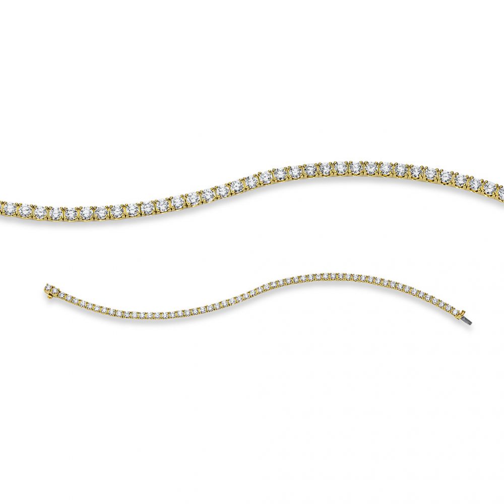 Yellowgold Diamond Bracelets