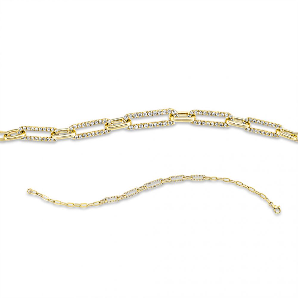 Yellowgold Diamond Bracelets