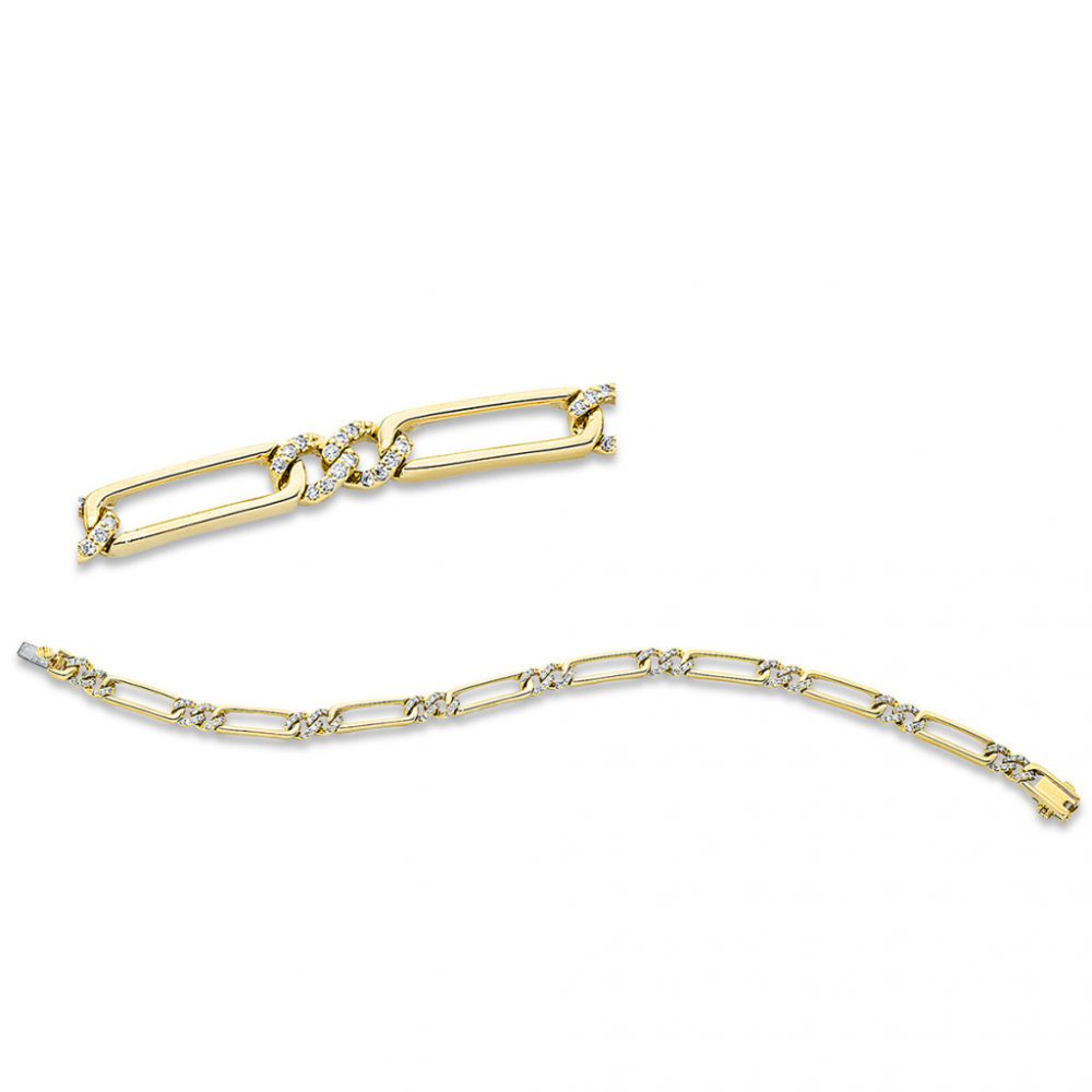 Yellowgold Diamond Bracelets