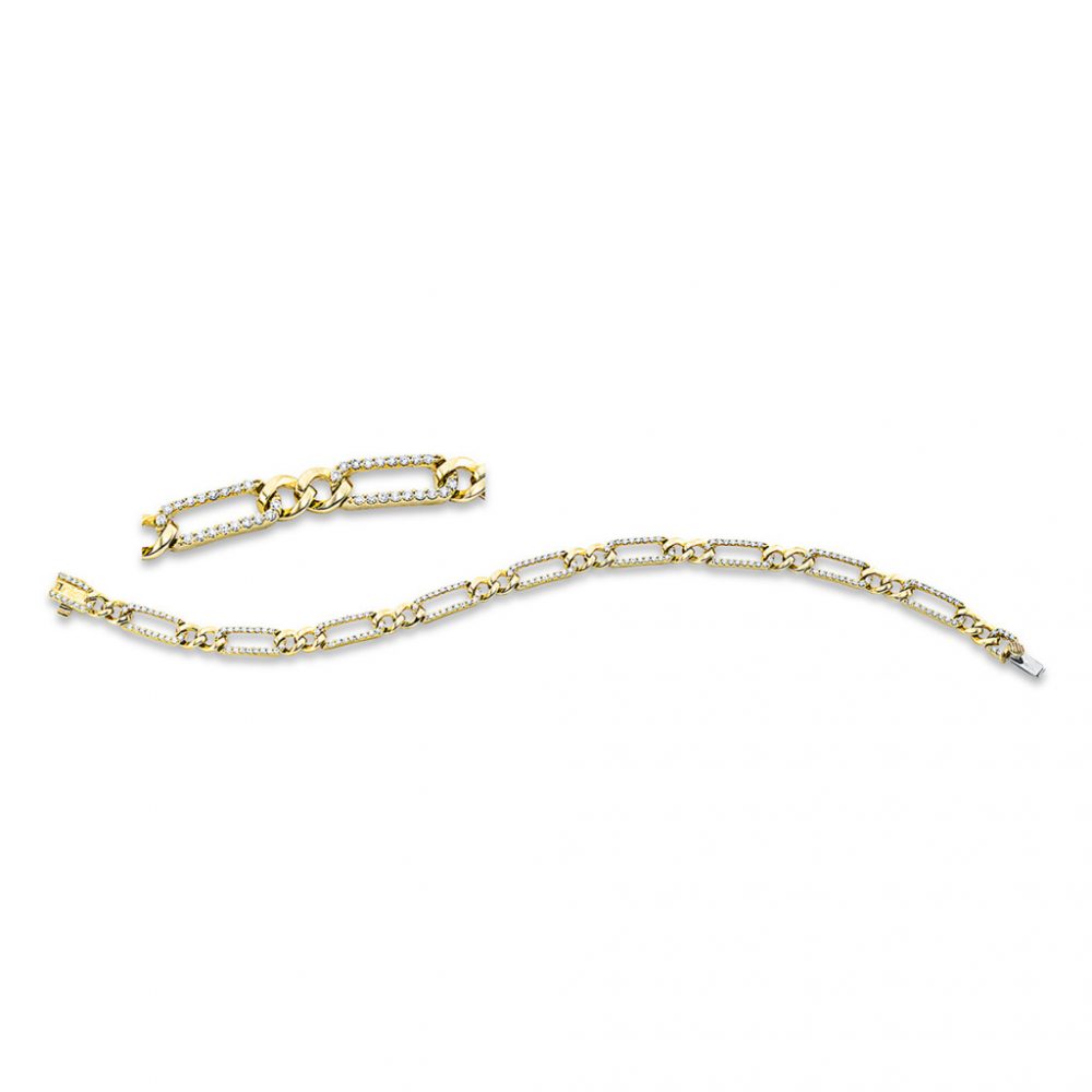 Yellowgold Diamond Bracelets