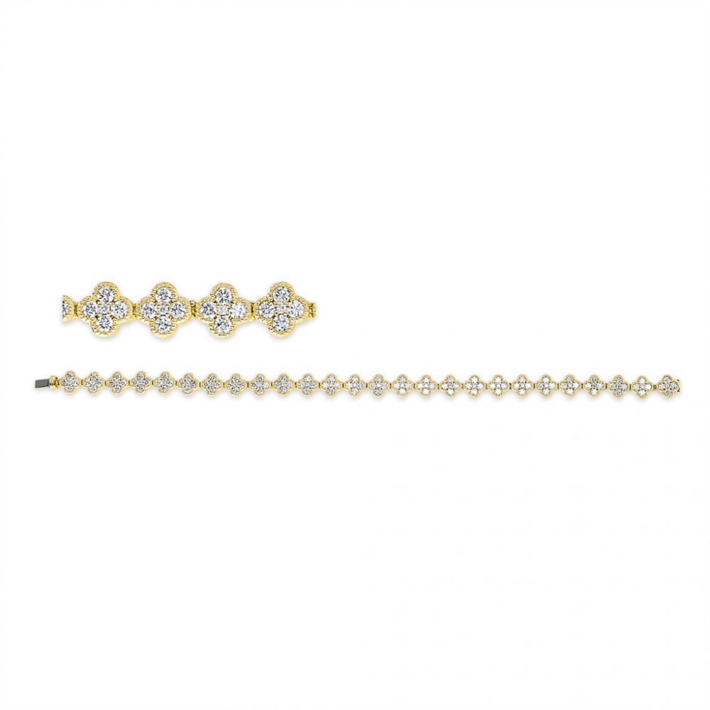 Yellowgold Diamond Bracelets