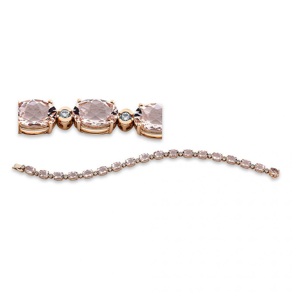 Redgold Morganite Bracelets