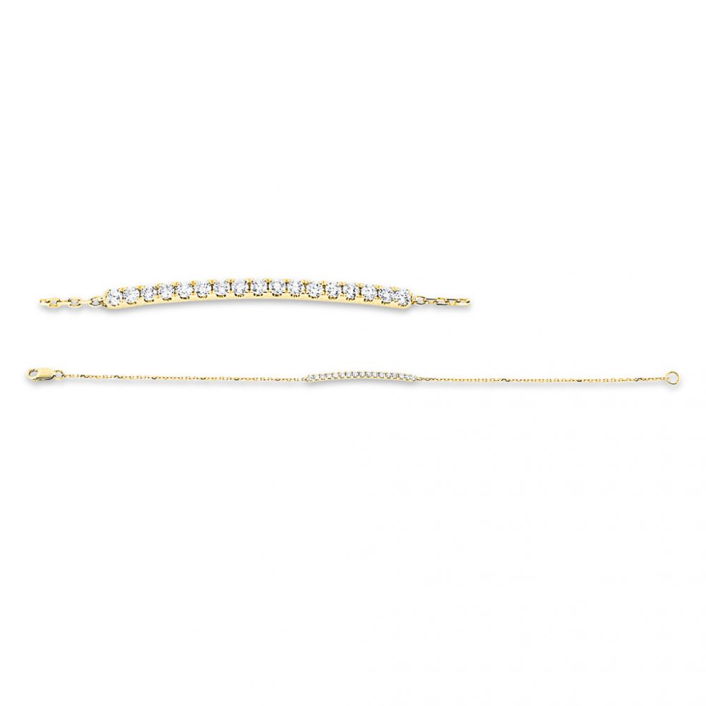 Yellowgold Diamond Bracelets