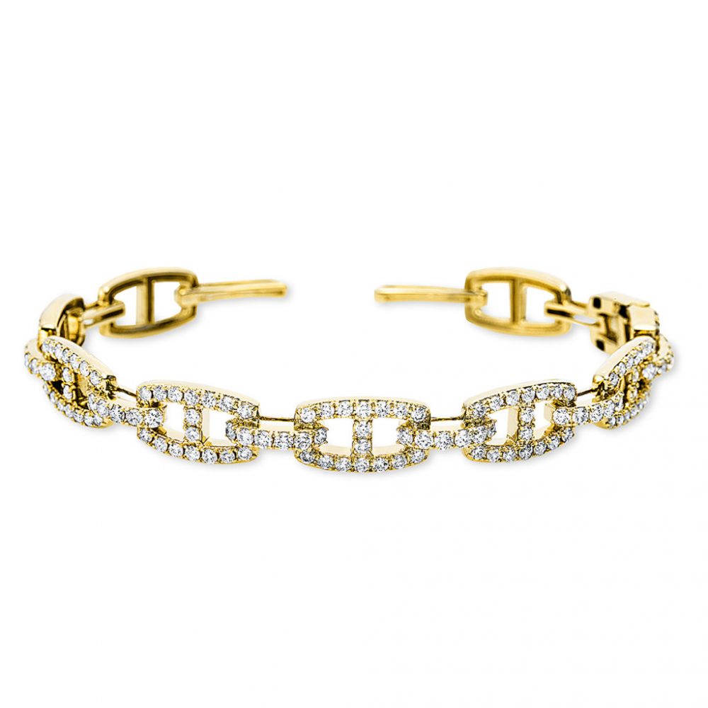 Yellowgold Diamond Bracelets